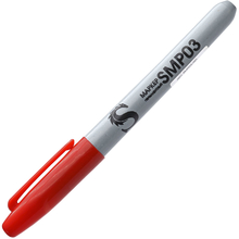 Маркер перманентный, 1,5-2 мм, красный, пулевидный нак., SPONSOR, SMP03