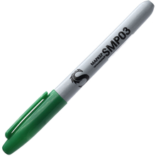 Маркер перманентный, 1,5-2 мм, зеленый, пулевидный нак., SPONSOR, SMP03