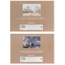 Альбом для рисования, А4, 200х283 мм, 40 л, гребень/евроспираль, 100 г/м2, картон мелованный, NATION