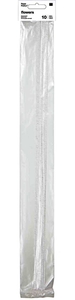 RICO Design проволока в бумажной оболочке для флористики белая, 50 см, 10 шт.