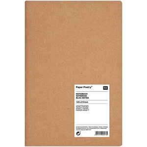 RICO Design блокнот из крафт-бумаги коричневый 145х210мм, 40 листов
