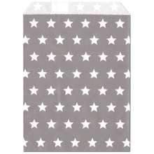 MEYCO пакеты бумажные серебряные со звездами 13х16,5 см 25 шт.