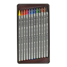 Карандаши цветные акварельные KOH-I-NOOR "Progresso", 12 цветов, 7,1 мм, в лаке, металлическая коробка, 8782012001PL