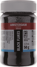 Royal Talens Глиттер Amsterdam (129) черные блески 50гр