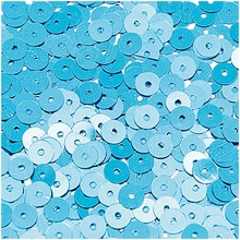 RICO Design пайетки-чешуя голубые 7 мм 6 г
