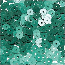RICO Design пайетки-чешуя темно-зеленые 7 мм 6 г