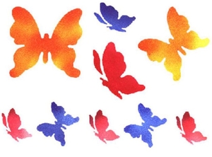 Stamperia Трафарет D, 20x15 см, Бабочки