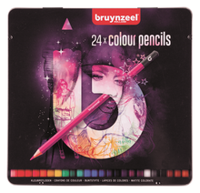 Bruynzeel Набор цветных Карандашей  24шт розовая упаковка