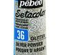 Pebeo Setacolor Краска акриловая 3D объемная для ткани с глиттерами 20 мл цв. SILVER POWDER