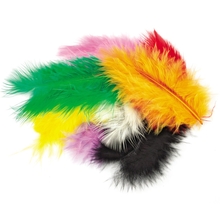 MEYCO перья марабу фиолетовые, длина  12 см, 17 шт.