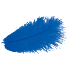 MEYCO перья страусиные синие, длина  20 см, 2 шт.