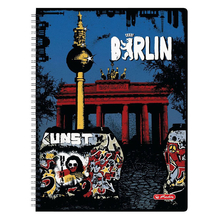 Блокнот CITY TRIPS BERLIN на спирали, ф.А4, 70 листов, 70 г/м, клетка
