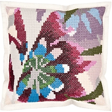 RICO Design набор для вышивания подушка 42х42 см цветок №2