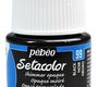 Pebeo Краска Setacolor для темных и светлых тканей 45 мл мерцающая цв. BLACK