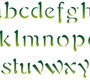 Stamperia Трафарет D, 20х15 см, Алфавит строчные буквы