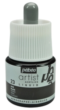 Pebeo Artist Acrylics Liquid Краска для аэрографии 45 мл черная