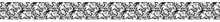 URSUS Лента клейкая декоративная, мотив №72 черно-белый бордюр винтаж, 15мм х 10 м