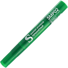 Маркер перманентный, 2-3 мм, зеленый, пулевидный нак., SPONSOR, SMP02