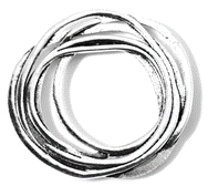 Krimp Декор.элемент, 60 х 62 мм, биж.сплав, ант.серебро, 1 шт, 18070149