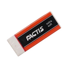 Ластик FACTIS мягкий, в картонном держателе, размер 61х23,5х12,5 мм