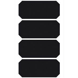 RICO Design набор наклеек черных для письма мелом прямоугольники