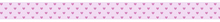 URSUS Лента клейкая декоративная мотив №124 розовая с сердцами, 15мм х 10 м