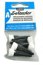 Pebeo Setacolor набор из 5 сменных носиков для красок Seatcolor 3D
