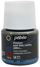 Pebeo P.BO Deco Краска акриловая для творчества и домашнего декора матовая 45 мл цв. GREY