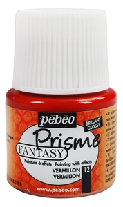 Pebeo Fantasy Prismе Краска лаковая с фактурным эффектом 45 мл цв. VERMILION