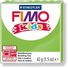 Глина для лепки FIMO kids, 42 г, цвет: светло-зеленый