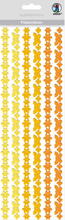 URSUS Бордюры фетровые самоклеящиеся, №2 желтый-оранжевый,  длина 31,5см, 6 шт.