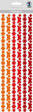 URSUS Бордюры фетровые самоклеящиеся, №3 оранжевый-красный, длина 31,5см, 6 шт.