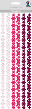 URSUS Бордюры фетровые самоклеящиеся, №4 розовый-фуксия, длина 31,5см, 6 шт.