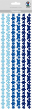URSUS Бордюры фетровые самоклеящиеся, №6 голубой-синий, длина 31,5см, 6 шт.