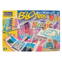 Воздушные фломастеры BLOPENS MAGIC, 8 цветов+2 перекраш блопена, 1 перекраш фломастер + трафареты