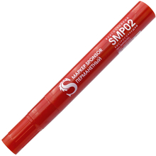 Маркер перманентный, 2-3 мм, красный, пулевидный нак., SPONSOR, SMP02
