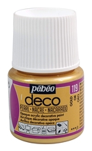 Pebeo Deco Краска акриловая для домашнего декора перламутровая 45 мл цв. GOLD