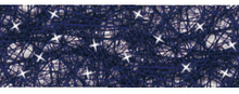 URSUS Бумага из сизаля с блестками темно-синяя, 23х33 см, 135 г на м2