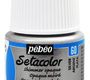 Pebeo Краска Setacolor для темных и светлых тканей 45 мл мерцающая цв. SILVER