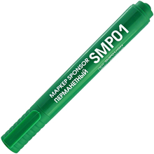 Маркер перманентный, 2-3 мм, зеленый, пулевидный нак., SPONSOR, SMP01