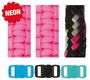 RICO Design набор для браслетов из паракорда неоновый розовый/черный 3 шнура 4мм x 3м, 3 замка