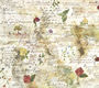 Stamperia Салфетка рисовая Цветы и поэзия, 50х50 см, 14 г на м2