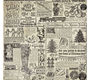 Stamperia Салфетка рисовая Старинные объявления Рождество, 50х50 см, 14 г на м2