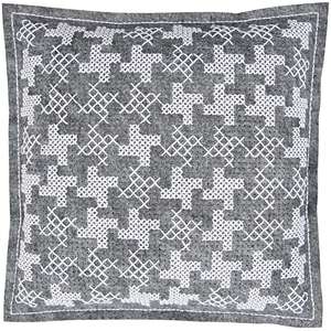 RICO Design набор для вышивания подушка 42х42 см серые квадраты