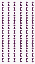 RICO Design стразы самоклеящиеся фиолетовые 3 мм,7х15см