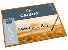 Canson Блок для акварели Moulin du Roy 300г/м.кв 23*30.5см 20л Торшон