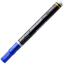 Маркер-краска лаковый, 1-2 мм, синий, пулевидный нак., INDEX