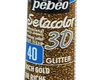 Pebeo Setacolor Краска акриловая 3D объемная для ткани с глиттерами 20 мл цв. RICH GOLD