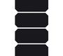 RICO Design набор наклеек черных для письма мелом прямоугольники