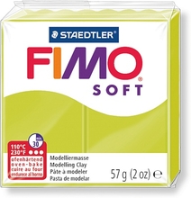 Глина для лепки FIMO soft, 57 г, цвет: зеленый лайм